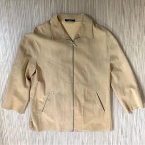 Hugo Boss Baldessarini Leather Jacket size 44R - like new condition.